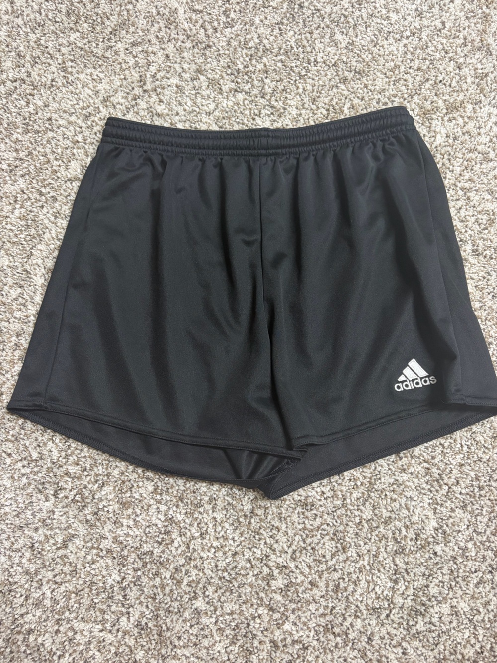adidas Black Performance Sports Shorts with Logo